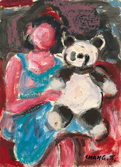 張萬傳,《女孩與熊貓》