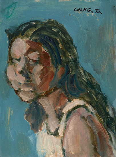 張萬傳,《白衣少女》